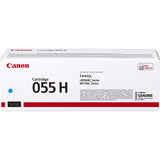 Canon 055HC Cyan High Capacity Toner Cartridge – 5,900 Pages, Genuine Canon