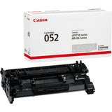 Canon 052BK Black Standard Capacity Toner Cartridge – 3,100 Pages, Genuine Canon