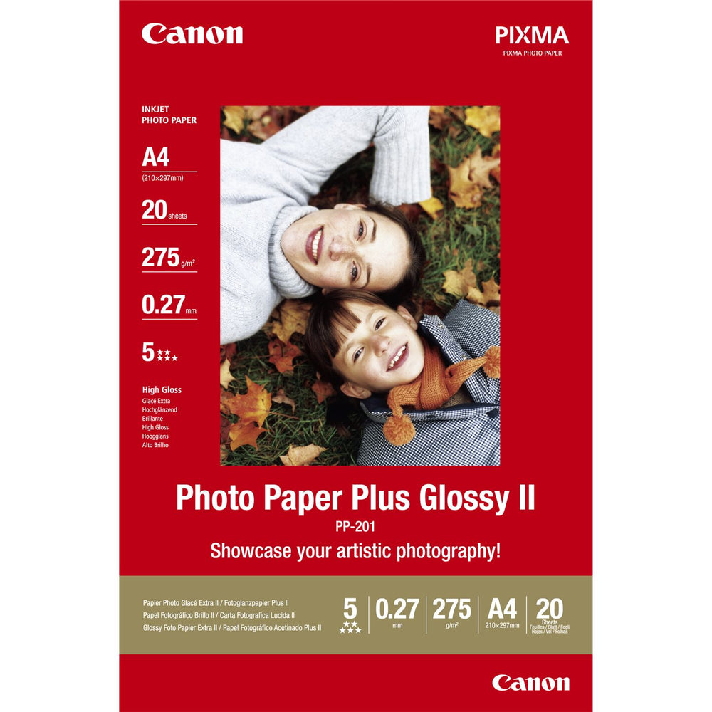Canon PP-201 Glossy Photo Paper A4 – 20 Sheets