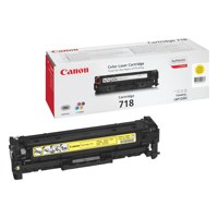 Canon 718Y Yellow Toner Cartridge – Standard Capacity, 2,900 Pages – Genuine Canon Laser Printer Cartridge