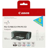 Canon PGI-72 Ink Cartridge Multipack 5 x 14ml – Photo Black, Cyan, Magenta, Grey, Chroma Optimizer – Genuine Standard Capacity Ink