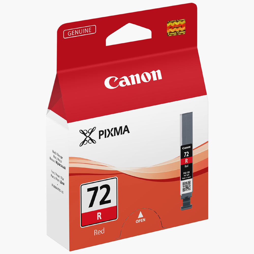 Canon PGI-72R Red Ink Cartridge 14ml – Genuine Standard Capacity Printer Ink