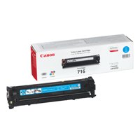 Canon 716C Cyan Toner Cartridge – Standard Capacity, 1,500 Pages – Genuine Canon Laser Printer Cartridge