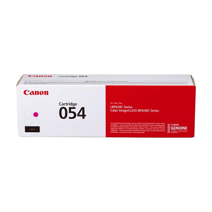 Canon 054M Magenta Standard Capacity Toner Cartridge – 1,200 Pages, Genuine Canon