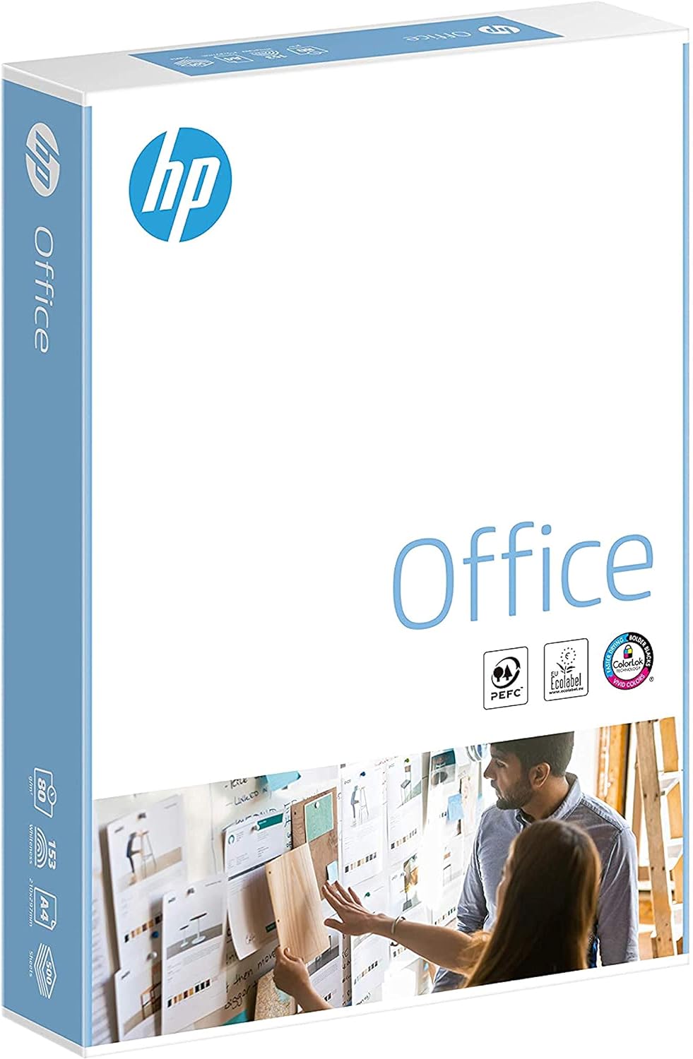 HP Office A4 80gsm White Copier Paper 500 Sheets Ream
