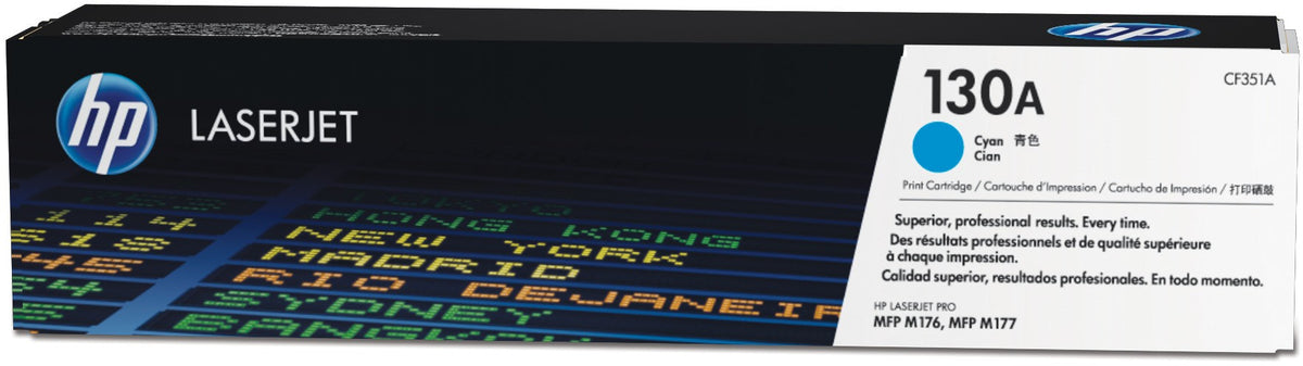 HP 130A Cyan Standard Capacity Toner 1K pages for HP Color LaserJet Pro M176/M177