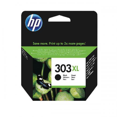 HP 303XL Black High Yield Ink Cartridge 12ml for HP ENVY Photo 6230/7130/7830 series - T6N04AE