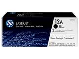 HP 12A Black Standard Capacity Toner Twinpack 2 x 2K pages (Pack 2) for HP LaserJet 1012/1018/1020/1022/3015/3020/3030/3050/3052/3055/M1120