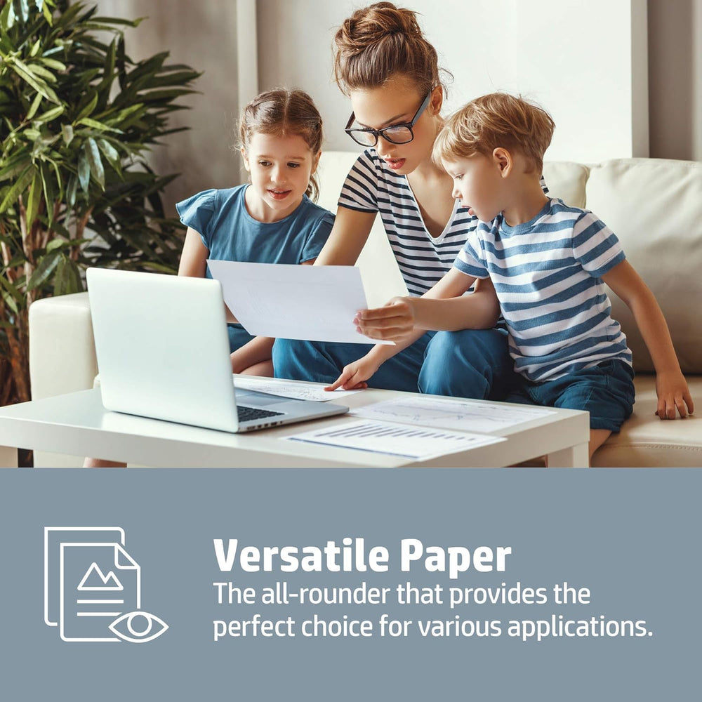 HP Home & Office A4 Paper, 210x297mm, 80gsm, 1 Ream, 500 Sheets - FSC Certified Copy Paper