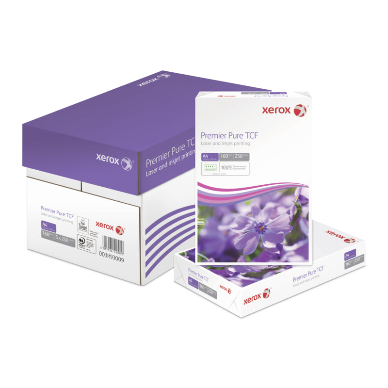 Xerox Premier A4 Paper – 160gsm, 250 Sheets Pack – Premium White Printer & Copier Paper