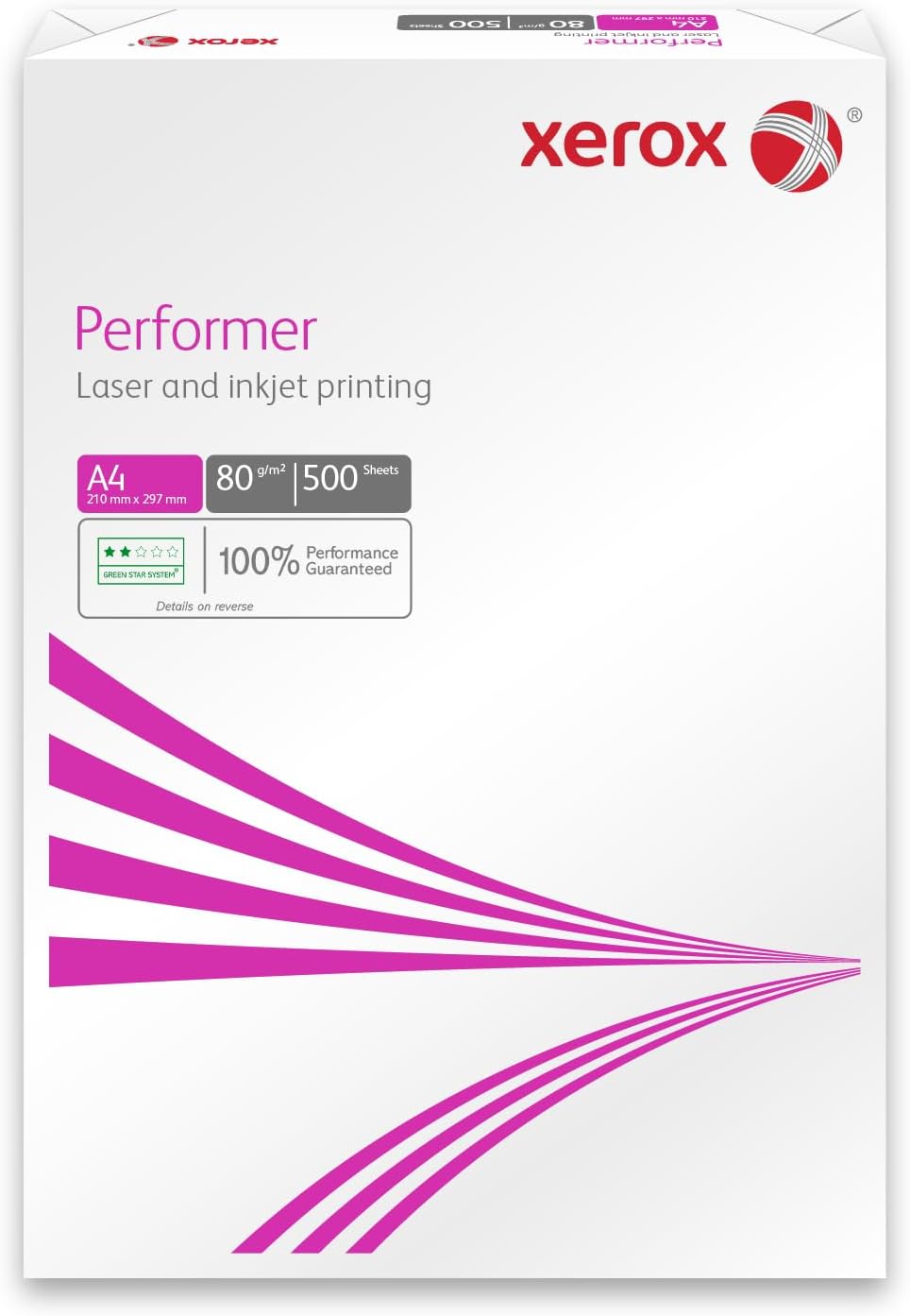 Xerox Performer A4 Paper – 80gsm, 500 Sheets – Reliable Everyday Copier & Printer Paper