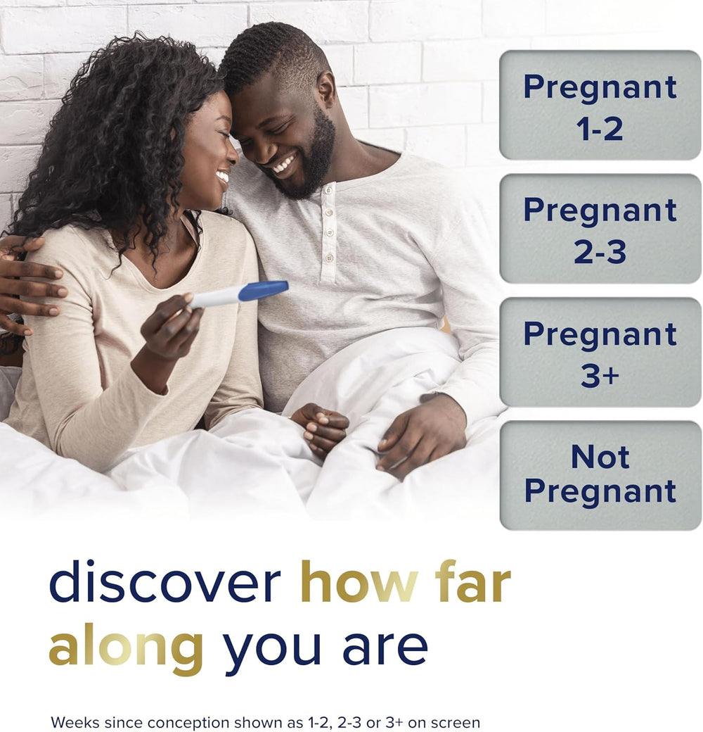 Clearblue Pregnancy Test Digital with Weeks Indicator, Tells You How Many Weeks, 1 Digital Test,