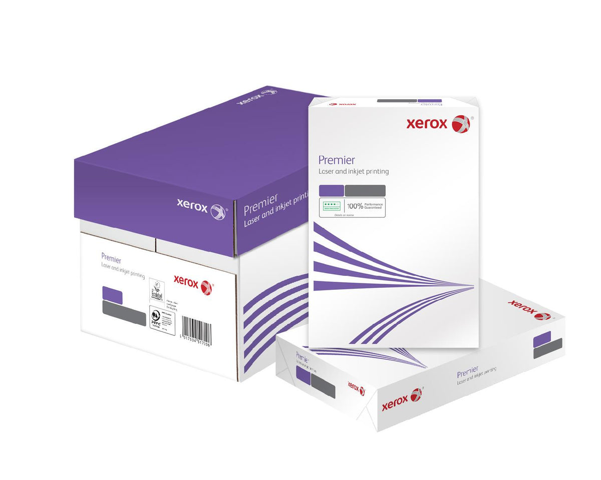 Xerox Premier A5 Paper – 80gsm, 500 Sheets Ream – Bright White Premium Printer & Copier Paper