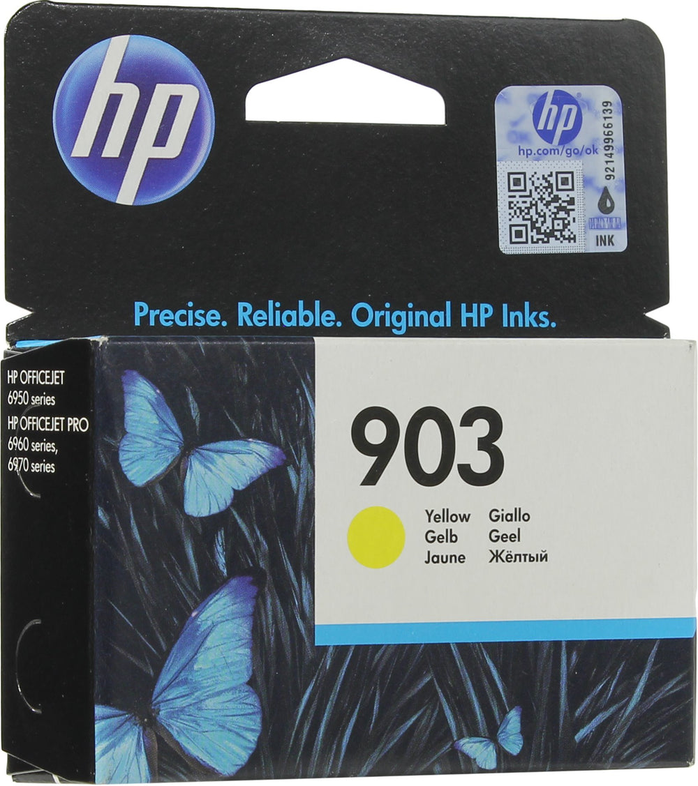 HP 903 Yellow Standard Capacity Ink Cartridge 4ml for HP OfficeJet 6950/6960/6970 AiO - T6L95AE