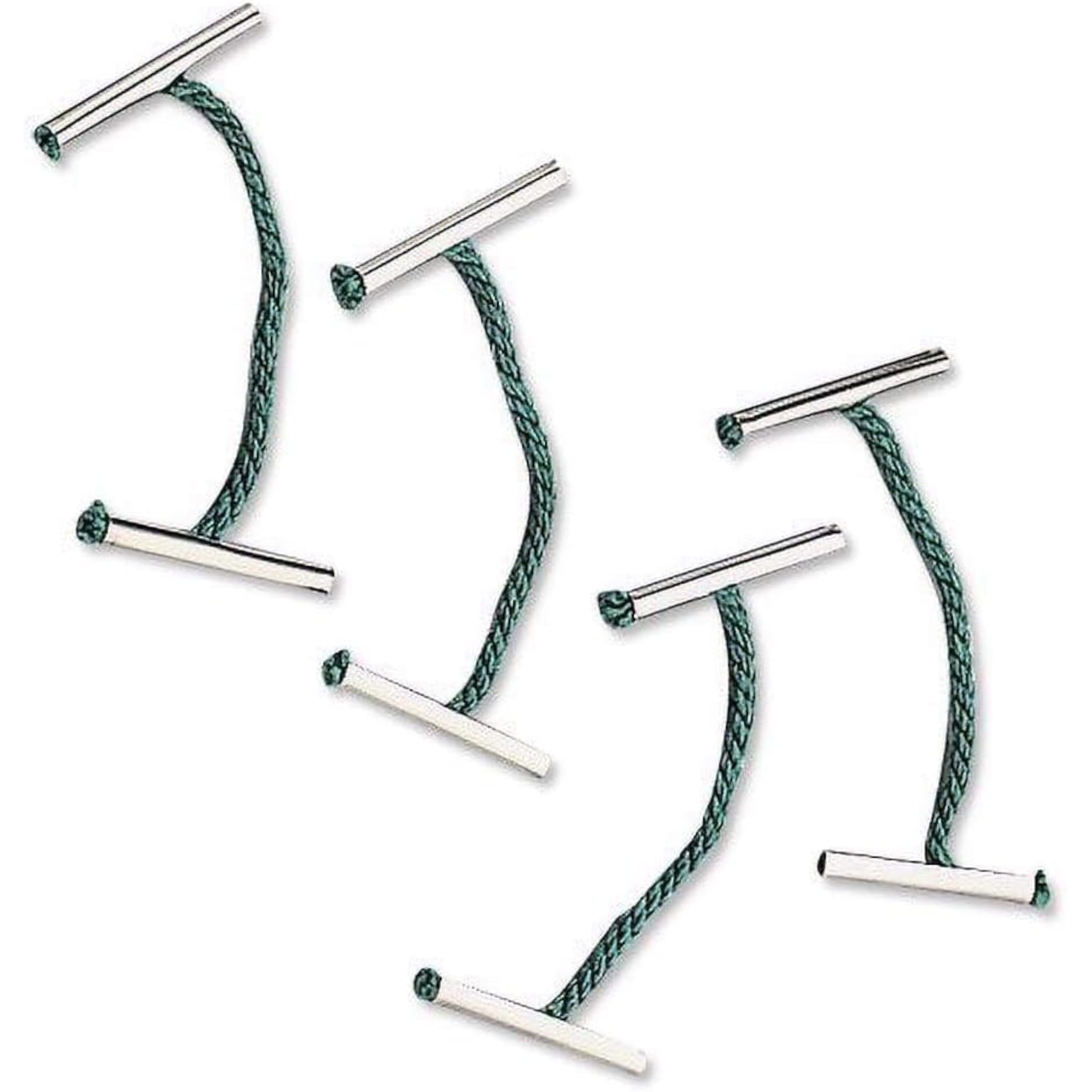 Send It By Treasury Tags 25mm Green Plastic Ends Pack of 100