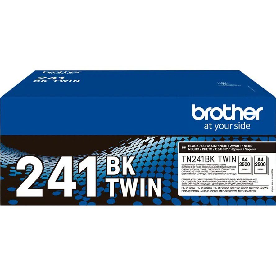 Brother Black Toner Cartridge Twin Pack 2 x 2.5k pages (Pack 2)