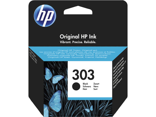 HP 303 Black Standard Capacity Ink Cartridge 4ml for HP ENVY Photo 6230/7130/7830 series - T6N02AE