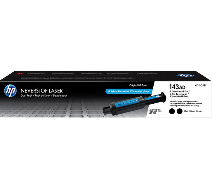 HP 143AD Neverstop Black Standard Capacity Toner 2.5K pages 2 pack for HP Neverstop 1000 / 1200 series
