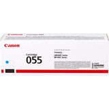 Canon 055C Cyan Standard Capacity Toner Cartridge – 2,100 Pages, Genuine Canon