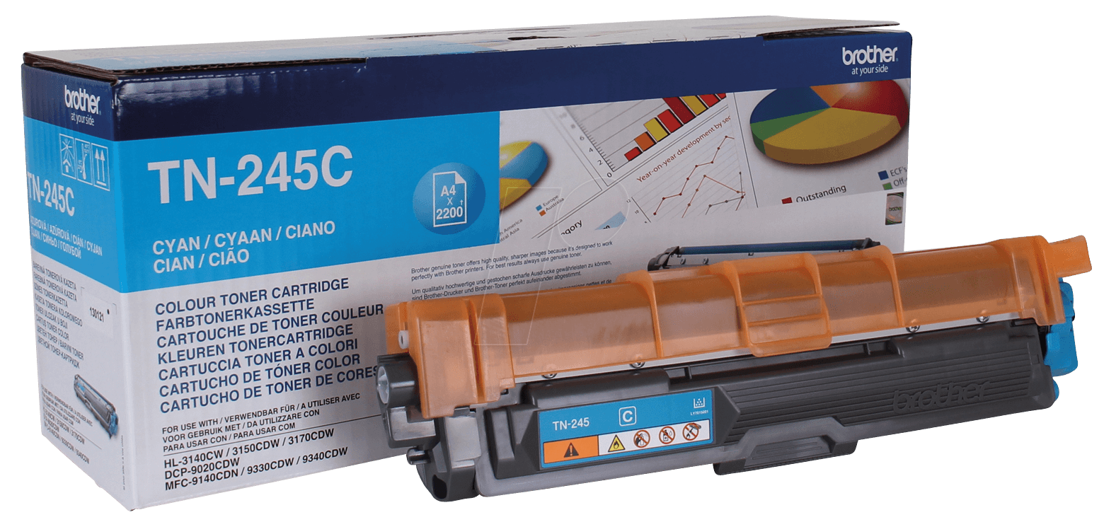 Brother Cyan Toner Cartridge 2.2k pages