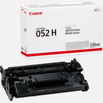 Canon 052HBK Black High Capacity Toner Cartridge – 9,200 Pages, Genuine Canon