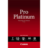 Canon PT-101 Pro Platinum A4 Photo Paper – 20 Sheets