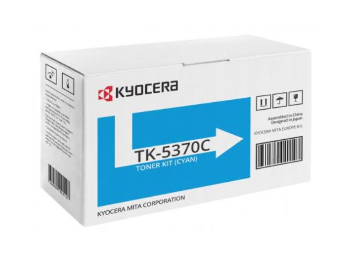 Kyocera TK5370C Cyan Standard Capacity Toner Cartridge 5K pages