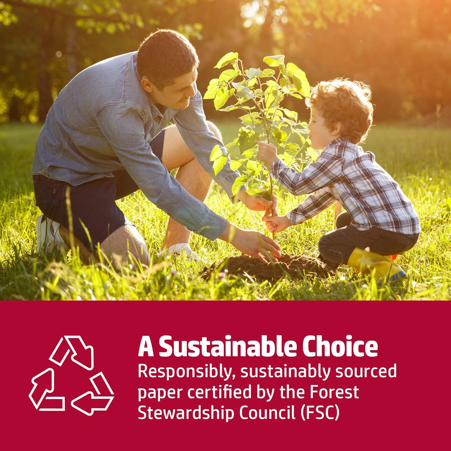 HP Color Choice A3 Paper – 160gsm, 250 Sheets – Premium Thick Bright White Printer & Copier Paper