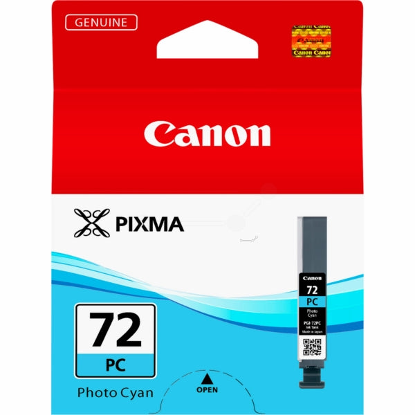 Canon PGI-72PC Photo Cyan Ink Cartridge 14ml – Genuine Standard Capacity Printer Ink