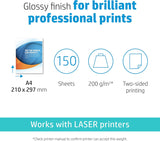 HP Laser Professional Business A4 Paper – 200gsm, 150 Sheets – Premium Thick Paper for Laser Printing