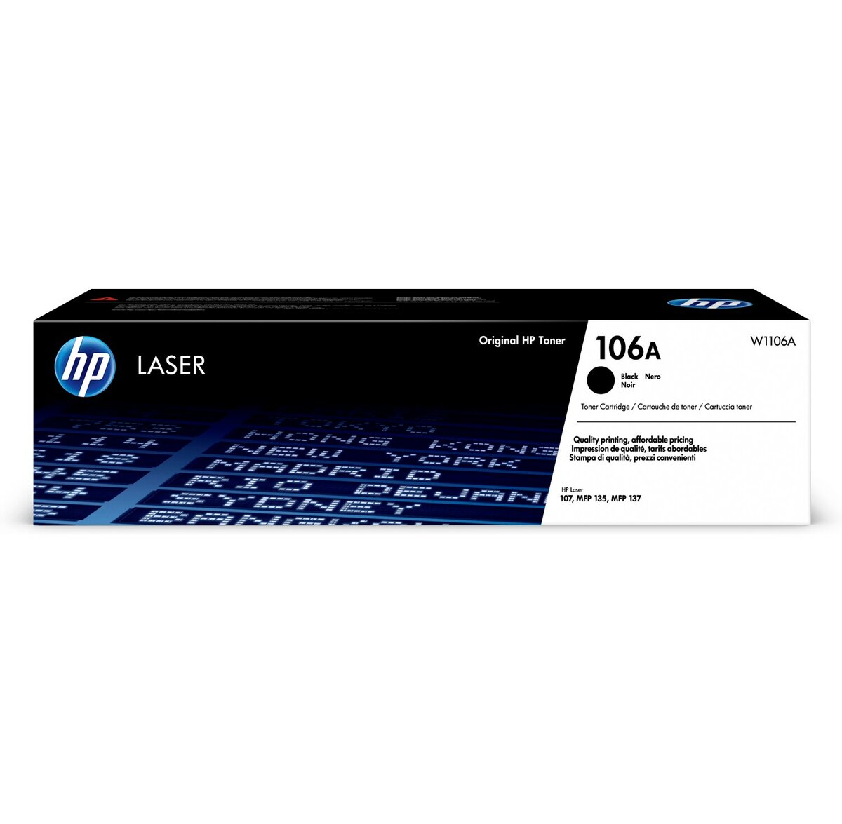 HP 106A Black Standard Capacity Toner 1K pages for HP Laser 107/135