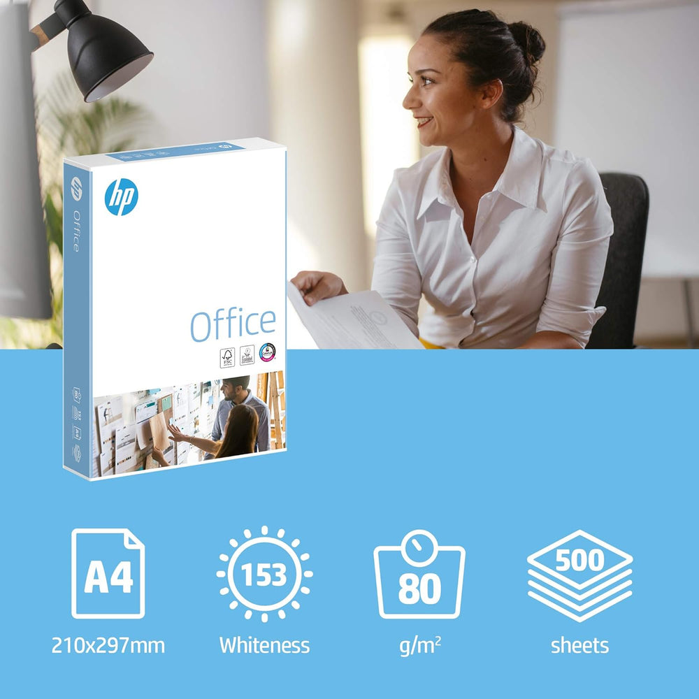HP A4 White Copier Paper 80gsm Office Printing High Quality Paper