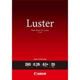 Canon LU‑101 A3 White Satin Paper – 20 Sheets, Premium Matte-Gloss Finish, High-Quality Prints