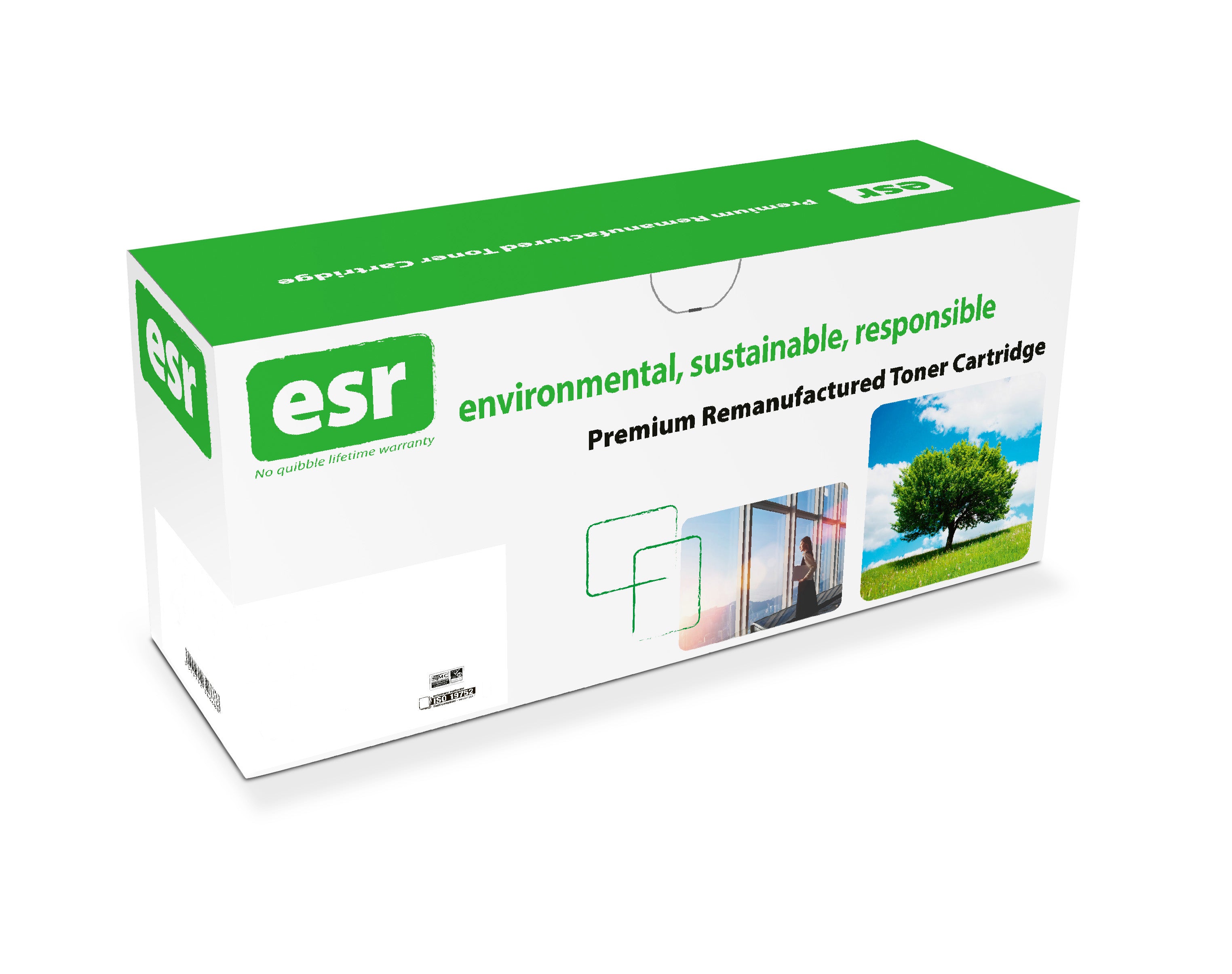 Esr Black Standard Capacity Remanufactured Kyocera Toner Cartridge 25K pages