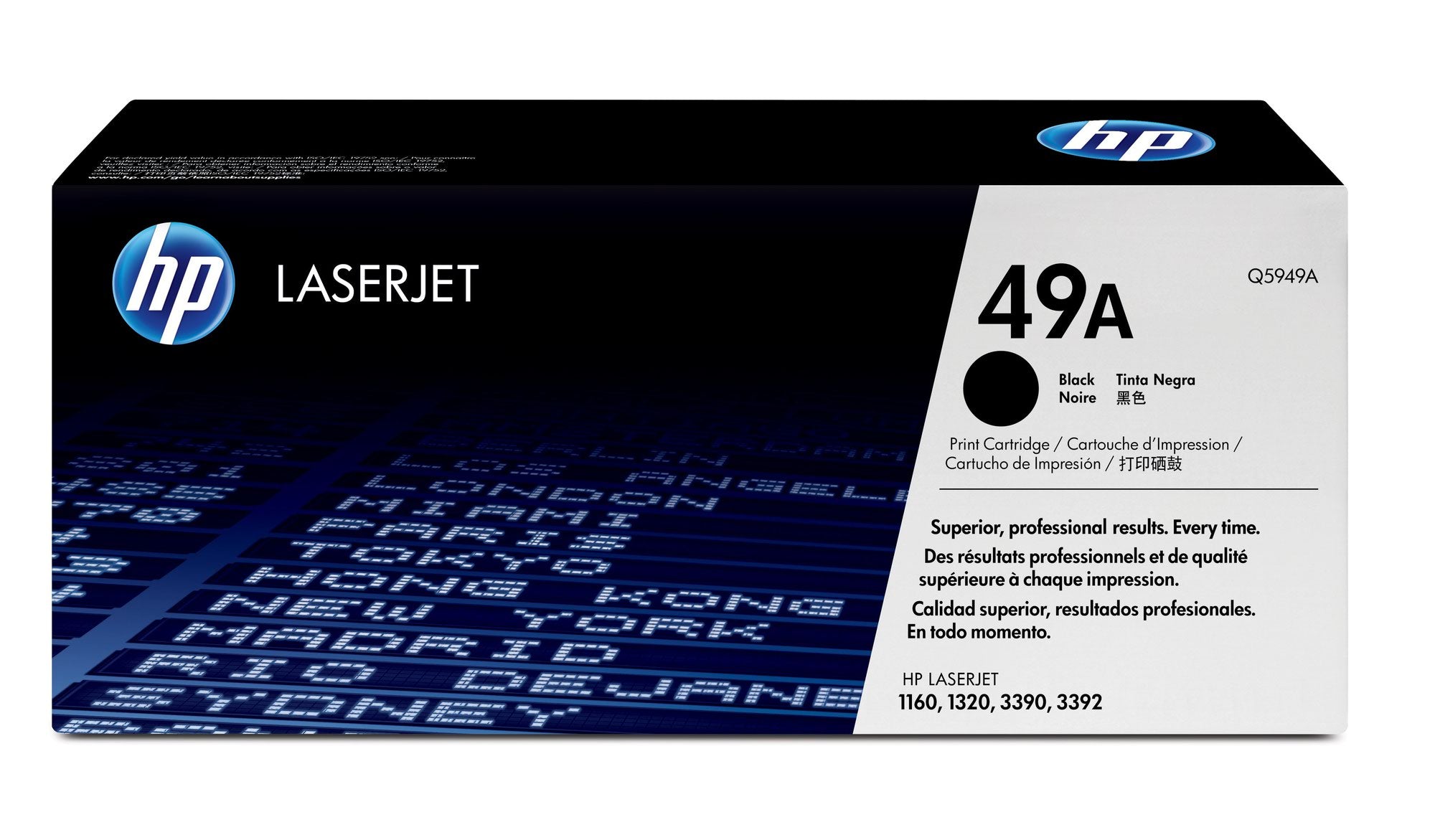 HP 49A Black Standard Capacity Toner 2.5K pages for HP LaserJet 1160/1320/3390/3392