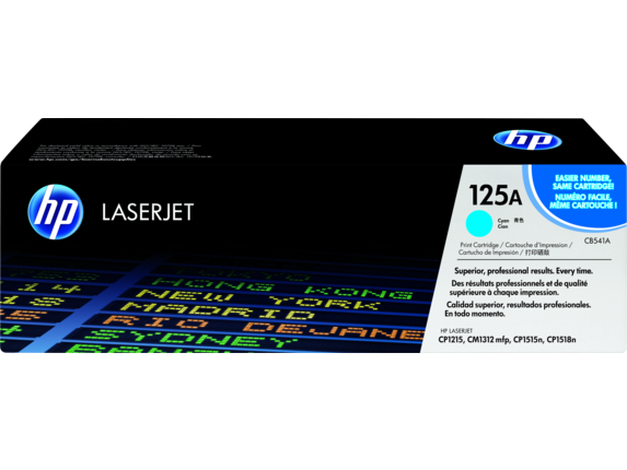HP 125A Cyan Standard Capacity Toner 1.4K pages for HP Color LaserJet CM1312/CP1215/CP1514/CP1515/CP1518